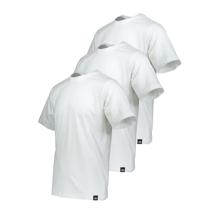 DICKIES 3 PACK T-SHIRTS WHITE - Image 4