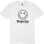 EMERICA HAPPY FACE T-SHIRT WHITE