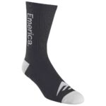 EMERICA PURE CREW SOCKS BLACK WHITE