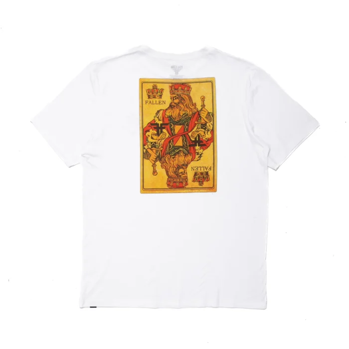 FALLEN KING T-SHIRT WHITE YELLOW - Image 2