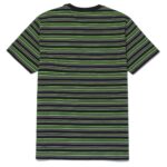 HUF CROWN STRIPE KNIT T-SHIRT BLACK - Image 2