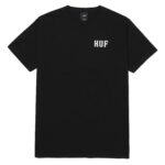 HUF ESSENTIALS CLASSIC H T-SHIRT BLACK