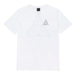 HUF ESSENTIALS TRIPLE TRIANGLE T-SHIRT WHITE