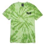 HUF HAZE BRUSH TIE DYE T-SHIRT LIME