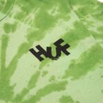 HUF HAZE BRUSH TIE DYE T-SHIRT LIME - Image 3