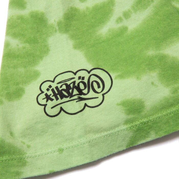 HUF HAZE BRUSH TIE DYE T-SHIRT LIME - Image 4