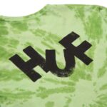HUF HAZE BRUSH TIE DYE T-SHIRT LIME - Image 5