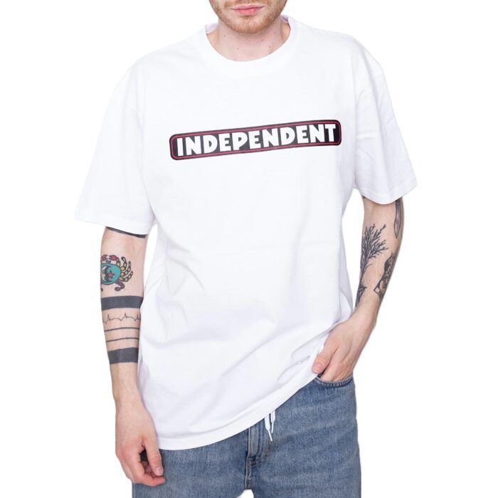 INDEPENDENT BAR LOGO T-SHIRT WHITE - Image 3
