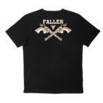FALLEN REVOLVER T-SHIRT BLACK GOLD - Image 2