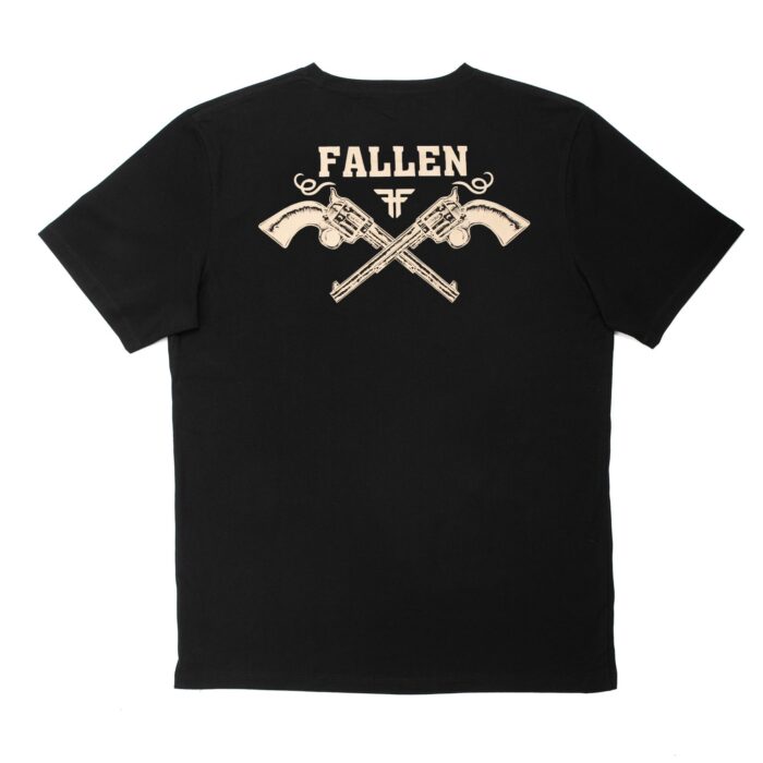 FALLEN REVOLVER T-SHIRT BLACK GOLD - Image 2