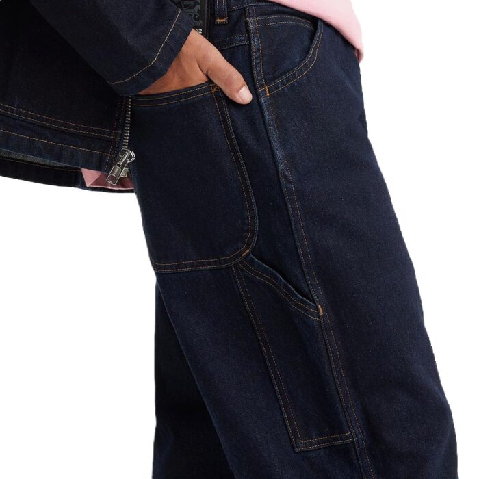 LEVI’S® SKATEBOARDING CROPPED CARPENTER JEAN BLUE - Image 4