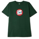 OBEY COLD AS ICE CLASSIC T-SHIRT FOREST GREEN