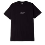 OBEY LOWER CASE 2 CLASSIC T-SHIRT BLACK