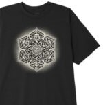 OBEY MANDALA SUSTAINABLE T-SHIRT BLACK - Image 3