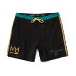 ROARK CHILLER 17 BOARDSHORT BASQUIAT BLACK