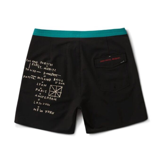 ROARK CHILLER 17 BOARDSHORT BASQUIAT BLACK - Image 2