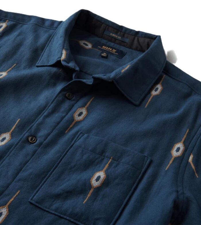 ROARK JOURNEY SHIRT CASTAGNO NANNAI BLUE - Image 7