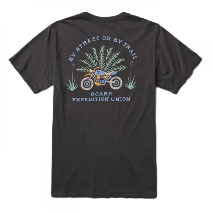 ROARK STREET OR TRAIL T-SHIRT BLACK - Image 2