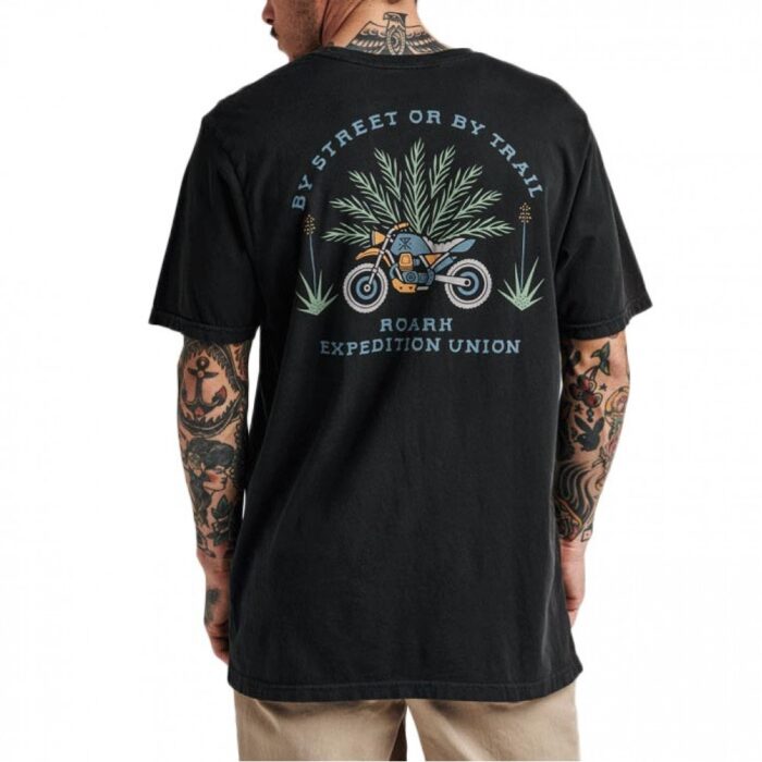ROARK STREET OR TRAIL T-SHIRT BLACK - Image 4