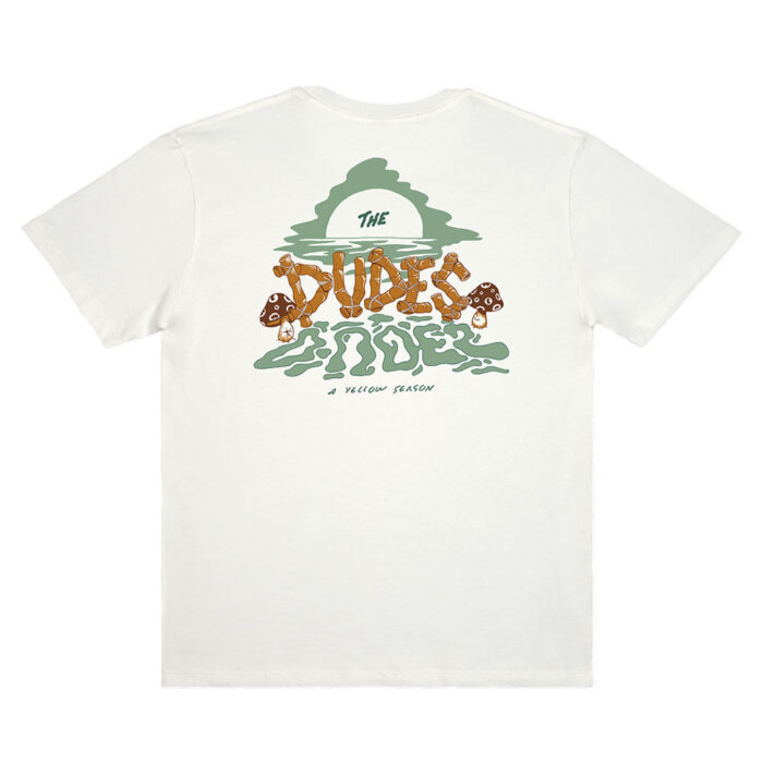 THE DUDES YELLOW SEASON T-SHIRT OFF WHITE - Image 2