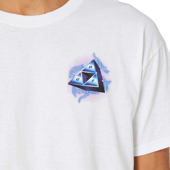 HUF STORM TRIPLE TRIANGLE T-SHIRT WHITE - Image 6
