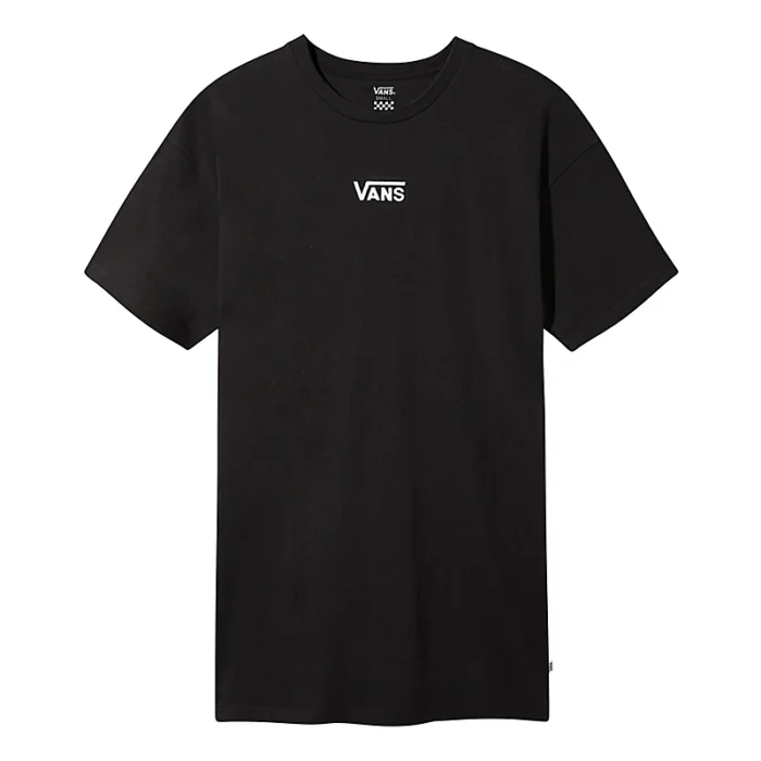 VANS CENTER VEE T-SHIRT DRESS BLACK - Image 4