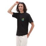 VANS CLASSIC MINI DUAL PALM T-SHIRT BLACK WATERFALL