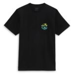 VANS CLASSIC MINI DUAL PALM T-SHIRT BLACK WATERFALL - Image 4