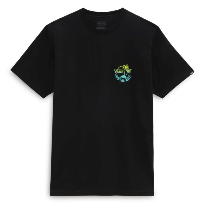 VANS CLASSIC MINI DUAL PALM T-SHIRT BLACK WATERFALL - Image 4