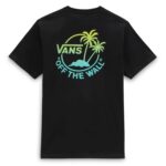 VANS CLASSIC MINI DUAL PALM T-SHIRT BLACK WATERFALL - Image 5