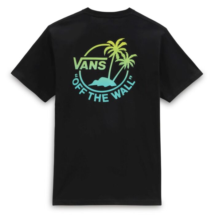 VANS CLASSIC MINI DUAL PALM T-SHIRT BLACK WATERFALL - Image 5