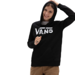 VANS CLASSIC V HOODIE BLACK