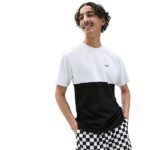 VANS COLORBLOCK T-SHIRT BLACK WHITE