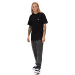 VANS LEFT CHEST LOGO T-SHIRT BLACK WHITE - Image 2