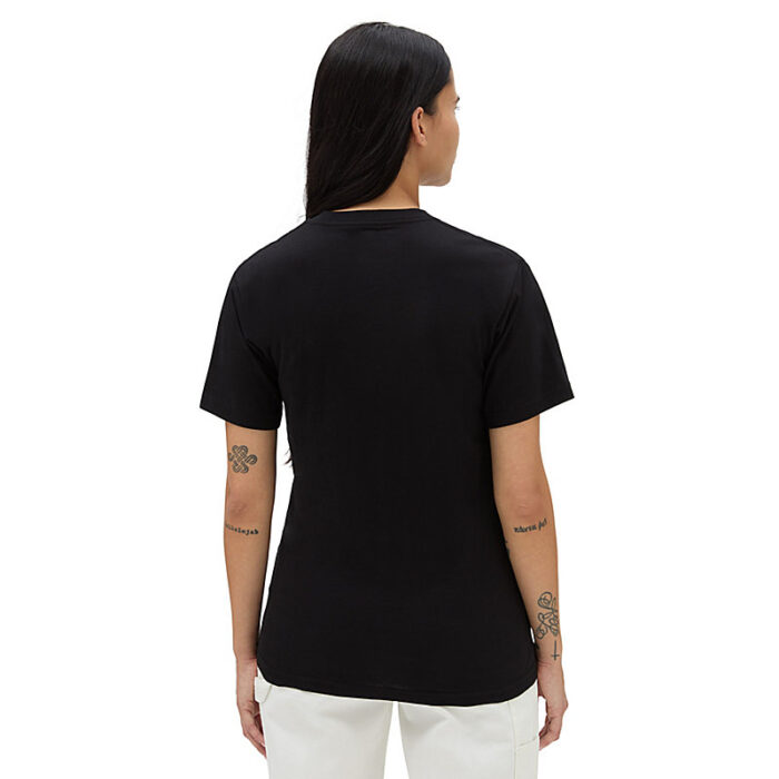 VANS LEFT CHEST LOGO T-SHIRT BLACK WHITE - Image 7