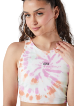 VANS LONGLINE RACERBACK TANK TOP WASH WHITE - Image 3