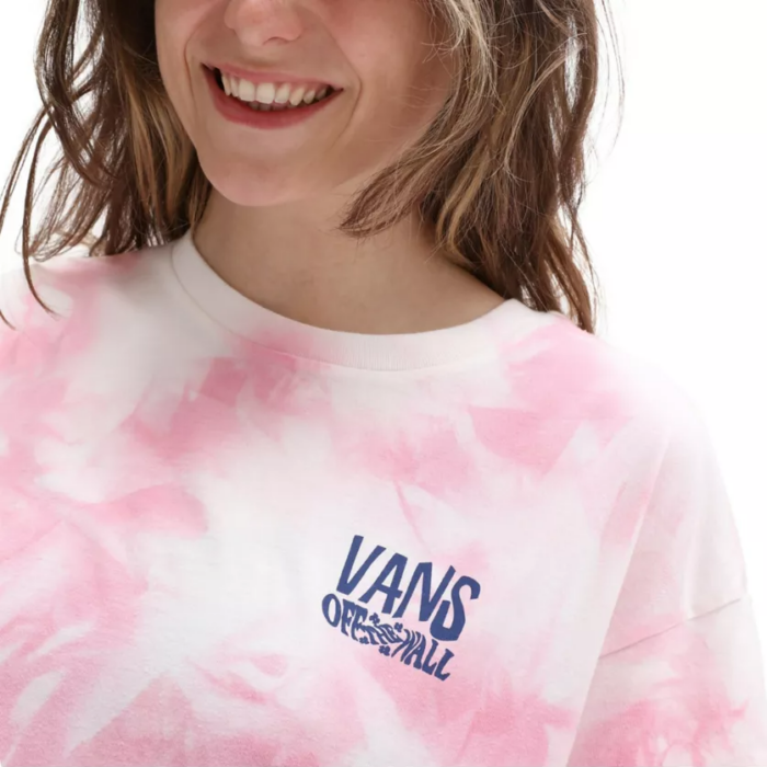 VANS MASC D MIND T SHIRT CRADLE PINK TIE DYE - Image 3