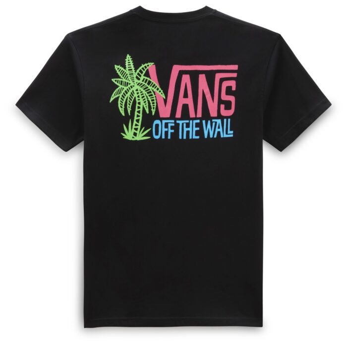 VANS PALM LINES T-SHIRT BLACK - Image 2