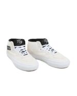 VANS SKATE HALF CAB SHOES WHITE BLACK - Image 4