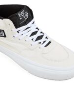VANS SKATE HALF CAB SHOES WHITE BLACK - Image 2