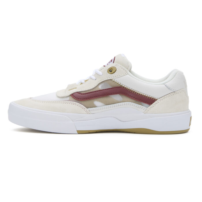VANS WAYVEE SHOES LEATHER TAN WHITE - Image 2