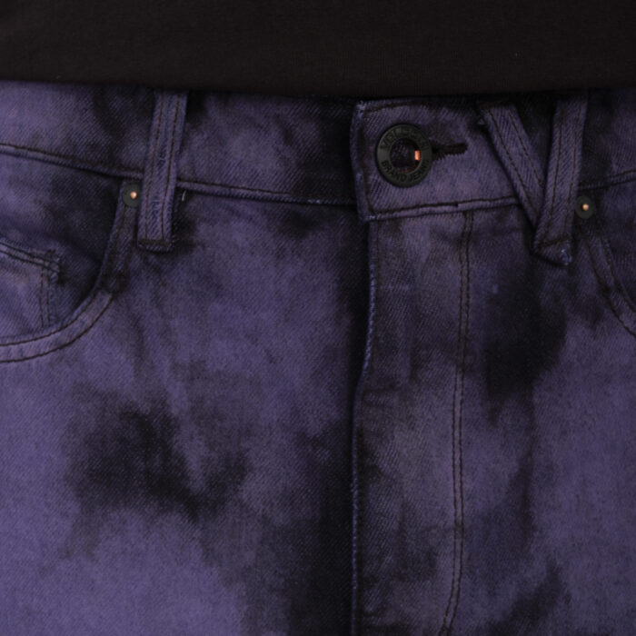 VOLCOM BILLOW DENIM SHORT DEEP PURPLE - Image 5