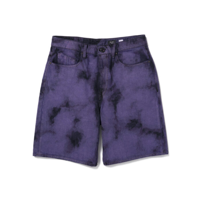 VOLCOM BILLOW DENIM SHORT DEEP PURPLE - Image 6