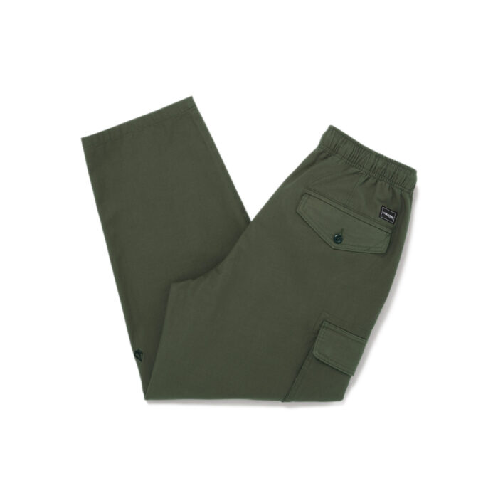 VOLCOM BILLOW TAPERED CARGO TROUSERS SQUADRON GREEN - Image 6