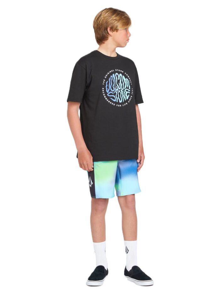 VOLCOM BOYS LIDO ICONIC MOD BOARDSHORT ELECTRIC GREEN - Image 3