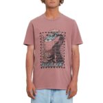 VOLCOM CLOUDER T-SHIRT ROSE BROWN