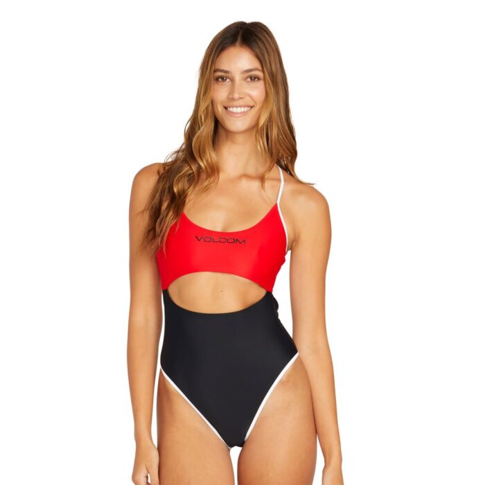 VOLCOM COCO ONE PIECE SWIMSUIT BLACK - Image 4