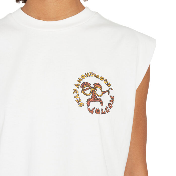 VOLCOM CONNECTED MINDS TANK TOP STAR WHITE - Image 3