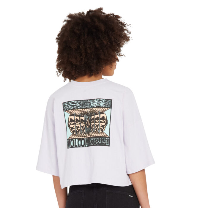 VOLCOM DRUMSTONE T-SHIRT LIGHT ORCHID - Image 3