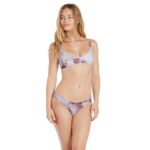 VOLCOM FOLLOW THE CLOUD HIPSTER BIKINI BOTTOM EGGPLANT